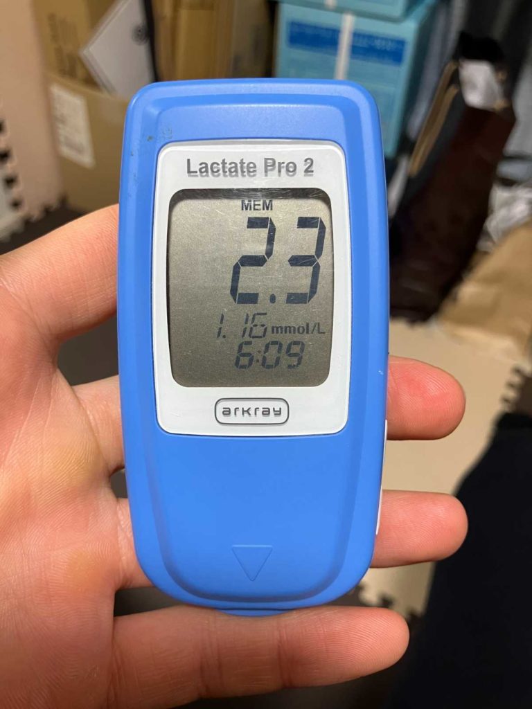 モデレート 血中乳酸濃度