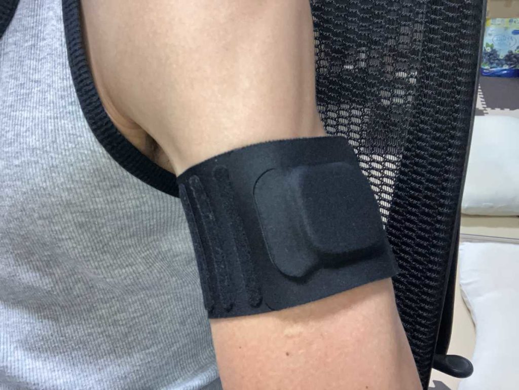 インデックススリープモニターの着用