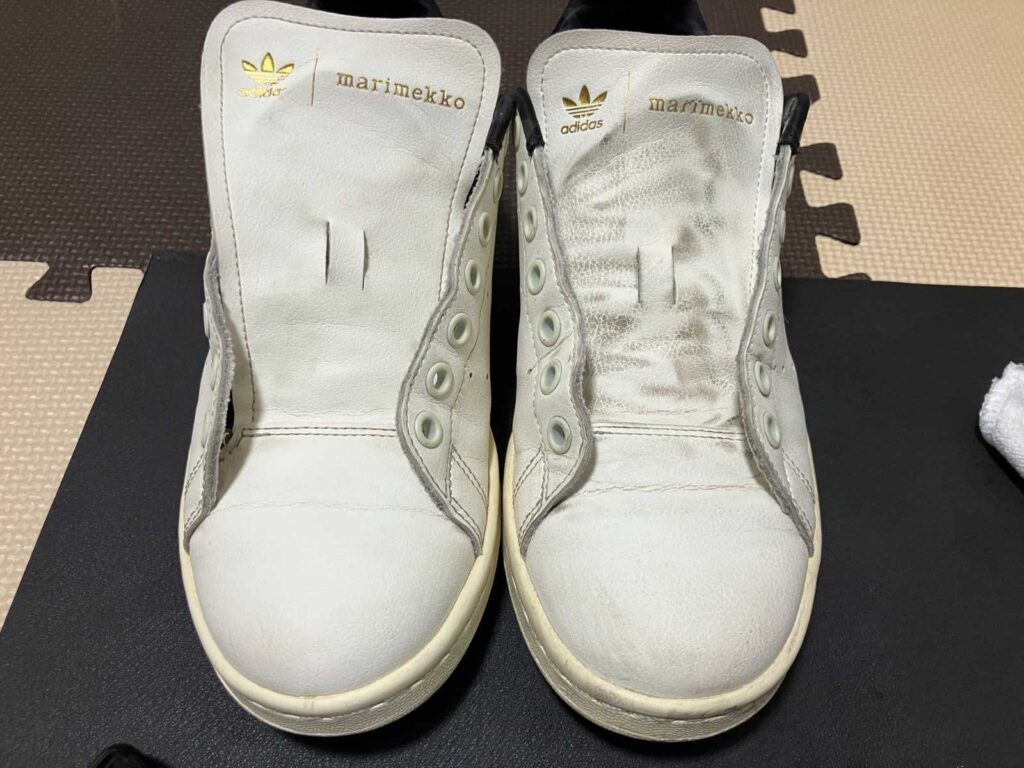 スニーカー 手入れ前後