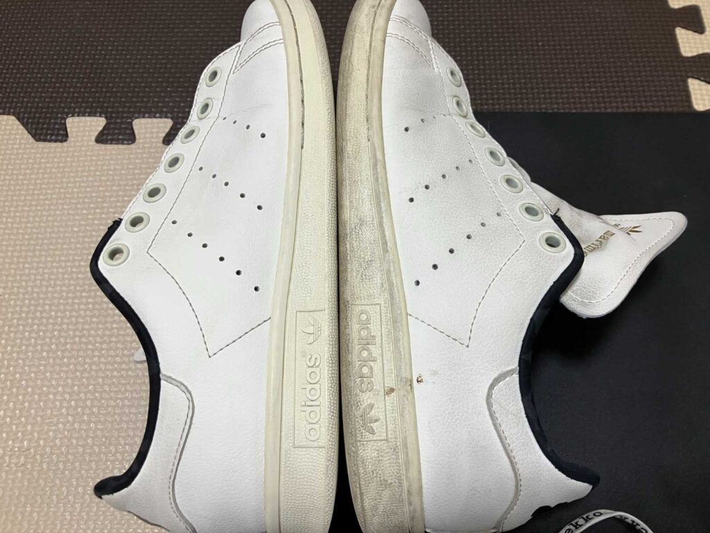 スニーカー手入れ前後