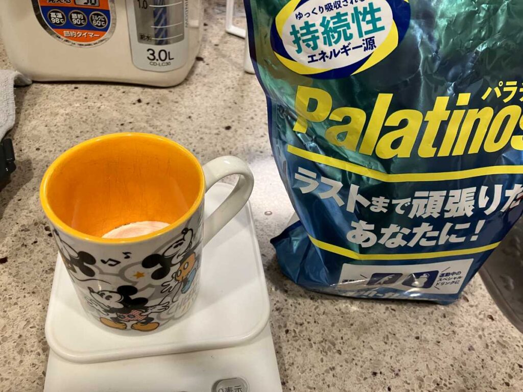 パラチノース カーボローディング